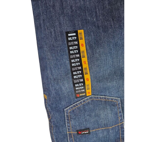 Ariat FR Jeans NWT Men's 42x30 M4 Relaxed Basic Boot Cut Western Denim Cowboy - Picture 6 of 7